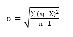 Calculation method of repeatability and error