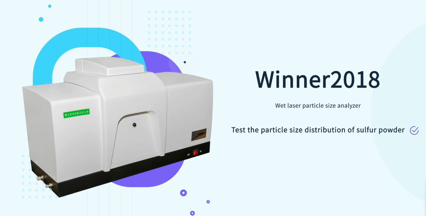 Application of laser particle size analyzer in sulfur powder