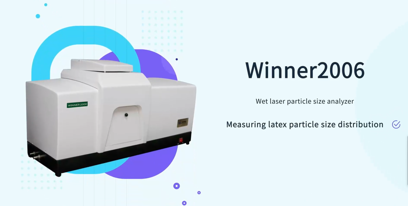 Application of laser particle size analyzer in latex industry