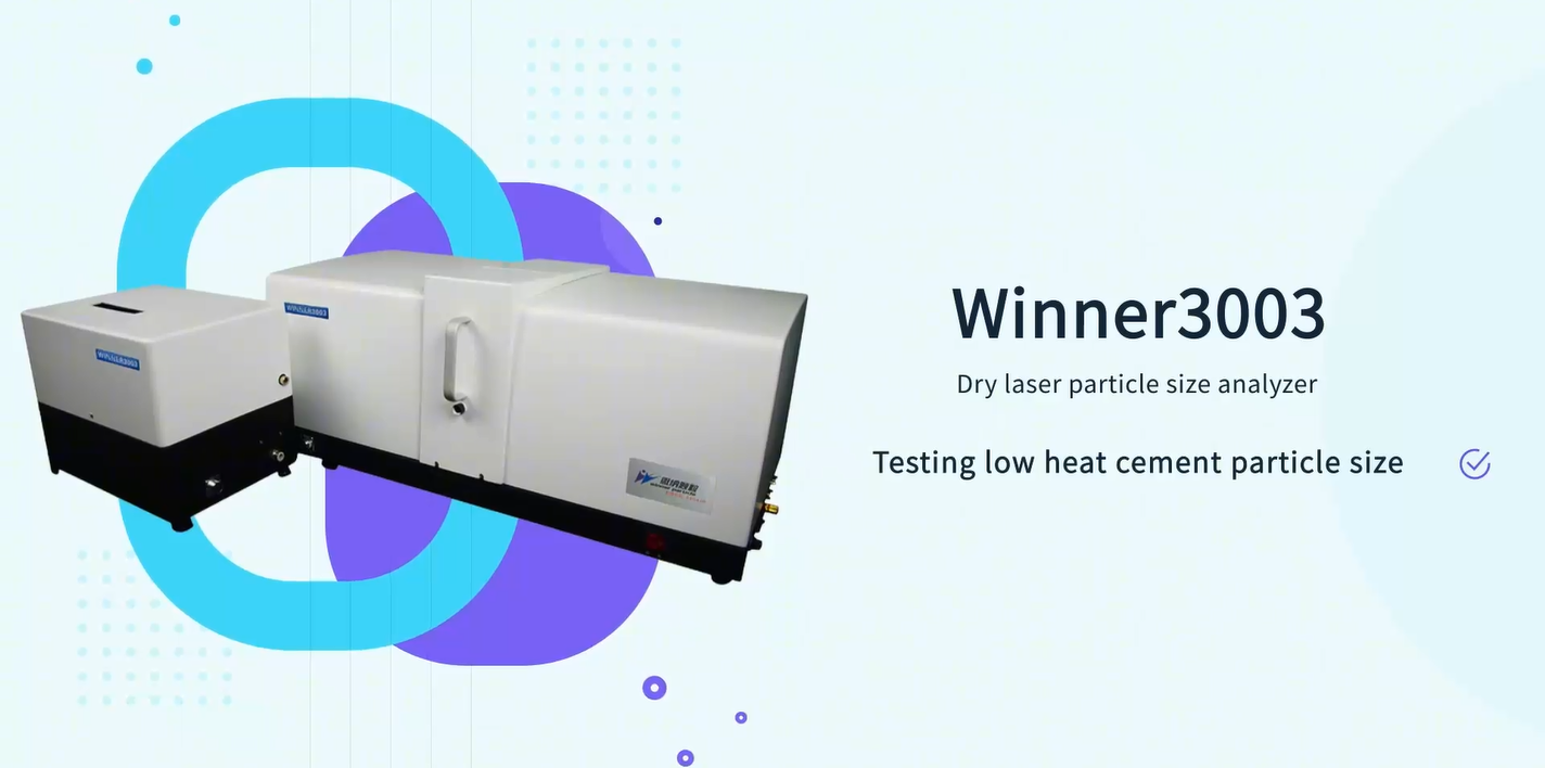 Application of laser particle size analyzer in low heat cement